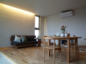 富山家具　シンプルモダン　円卓